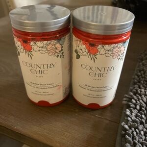 Country Chic Red Paint Set